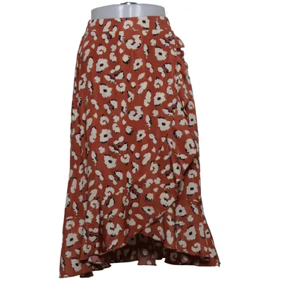 Omlottkjol (Brun, Vit) från By Clara Paris Polyester