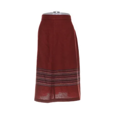 Skirt (Red, Multicolored) from Hansa Acrylic, Polyester