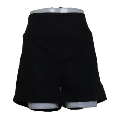 Korte broek (FUNKY HIGHWAIST LONG SHORTS) van Pieces Katoen, Elastaan