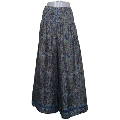 Palazzobyxor (Blå, Flerfärgad) från Bohoo Fashion Silke