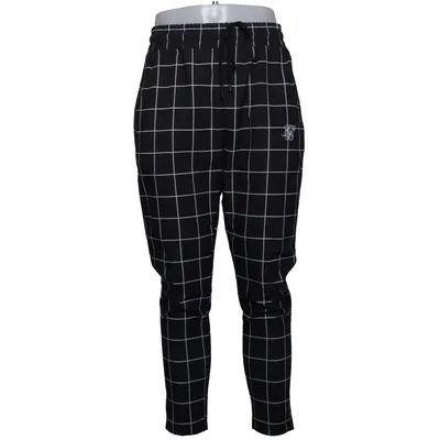 Pants (Black, White) from SikSilk Elastane, Polyester