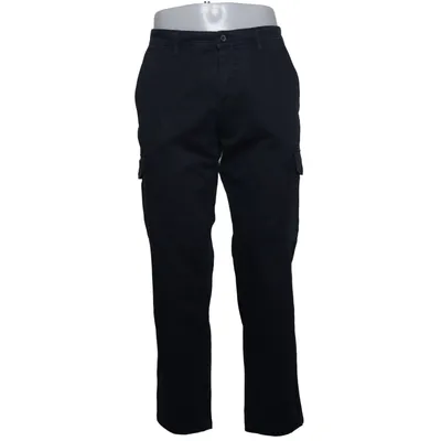 Pantalon cargo (Bleu) de Strokesman's Coton, Élasthane