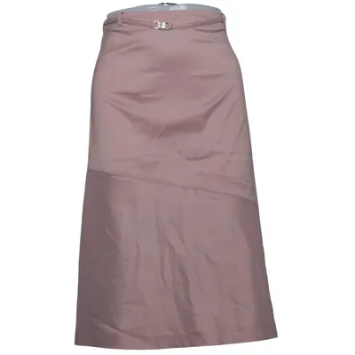 Nederdel (Pink) fra Isa Bomuld, Polyester, Viscose