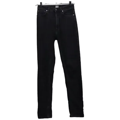 Jean (Noir) de Totême Coton, Élasthane, Polyester