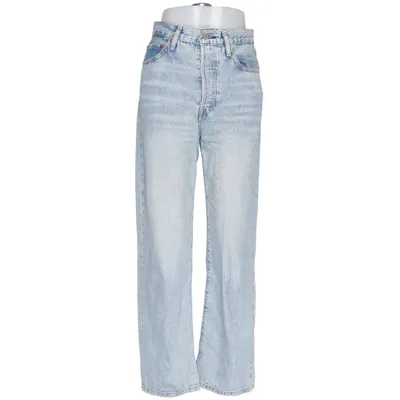 Jeans (Ribcage Straight Ankle) från Levi Strauss & Co Bomull, Lyocell