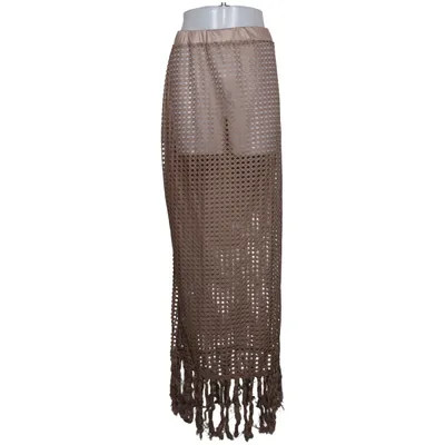 Jupe de plage (Beige) Élasthane, Polyester