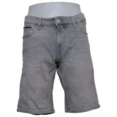 Denim shorts (Grijs) van Tommy Hilfiger Jeans Katoen, Elastaan