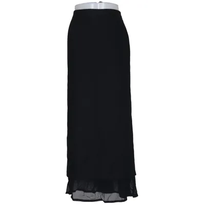 Maxi nederdel (Sort) fra A-rticles Acetat, Cupro, Polyester, Uld
