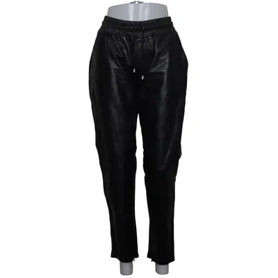 Leren broek (Zwart) van Muubaa Leer, Polyester