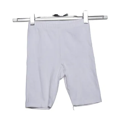 Short cycliste (Blanc) de H&M Coton, Élasthane