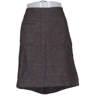 Jupe (Marron, Bleu, Rouge) de McVerdi Coton, Lin, Polyamide, Viscose, Laine