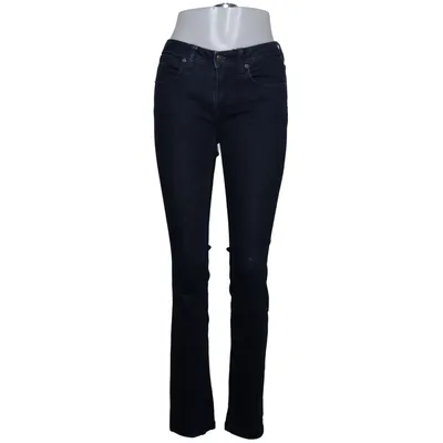 Jeans (Blå) från Burberry Brit Bomull, Elastan, Skinn