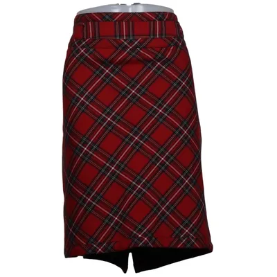 Jupe (Rouge, Noir, Blanc) de Share Élasthane, Polyester, Viscose