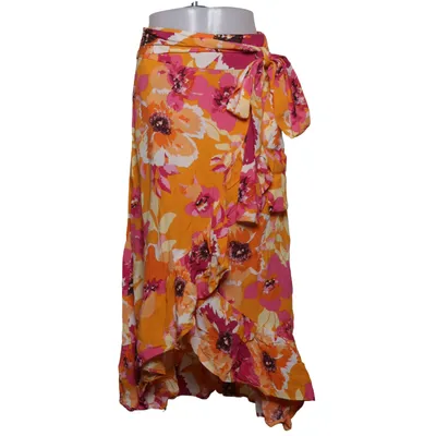 Wrap skirt (Yellow, Pink, Orange) from YAS