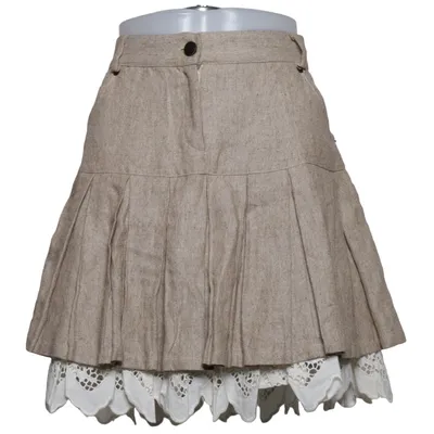 Jupe (Beige, Blanc) de Divina Soie