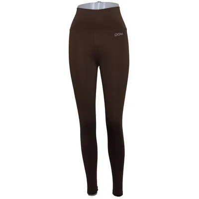 Collants de sport (Marron) de Drop of Mindfulness Élasthane, Polyester