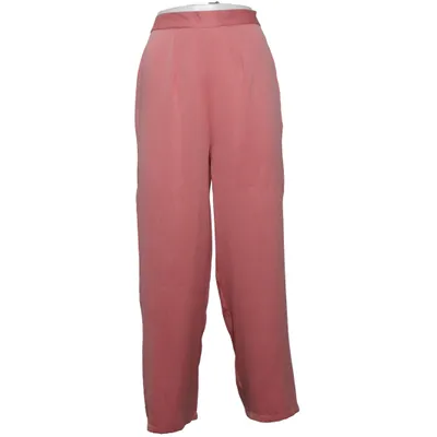 Pantalon patte d'éléphant (Rose) de Bubbleroom by Carolina Gynning Polyester