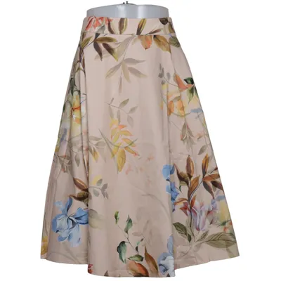 Nederdel (Beige, Flerfarvet) fra Marie Zelie Bomuld, Elastan