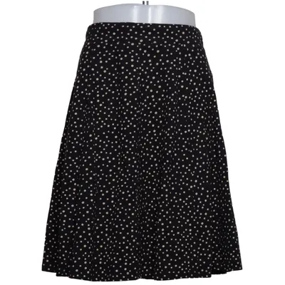 Kjol (Svart, Vit) från Indiska Bomull, Elastan