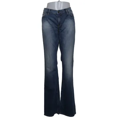 Jeans (Blå) fra L.O.G.G by H&M Bomuld, Elastan