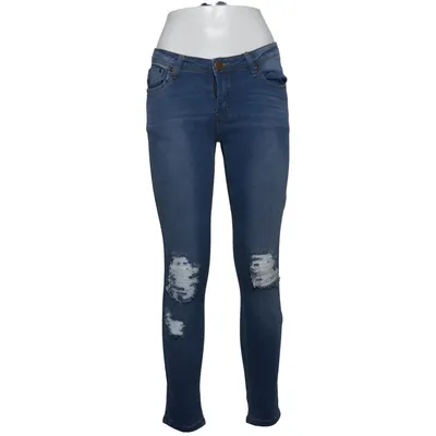 Jeans (Blue) from Boohoo Blue Cotton, Elastane, Polyester