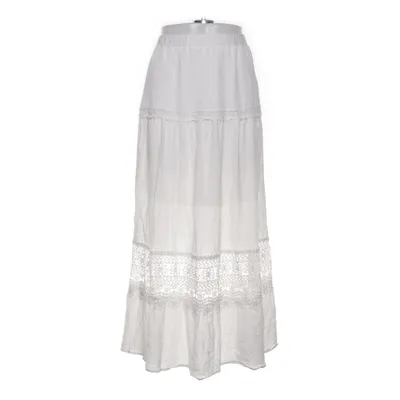 Kjol (Vit) från Shein Polyester, Viskos