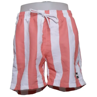 Zwemshort (Rood, Wit) van Urban Classics Polyester