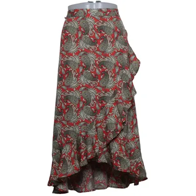 Omlottkjol (Röd, Flerfärgad) från Seaside Polyester