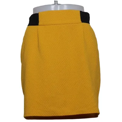 Jupe (Jaune, Noir) de Naf Naf Polyester, Viscose