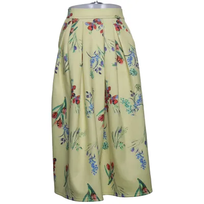 Skirt (Yellow, Multicolored) from True Violet Elastane, Polyester