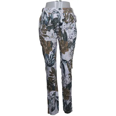 Pants (White, Multicolored) from Habitual