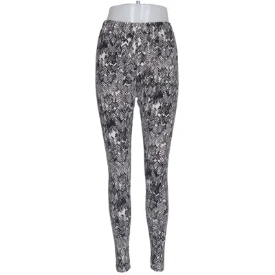Leggings (Svart, Vit) från Papu Elastan, Ekologisk bomull