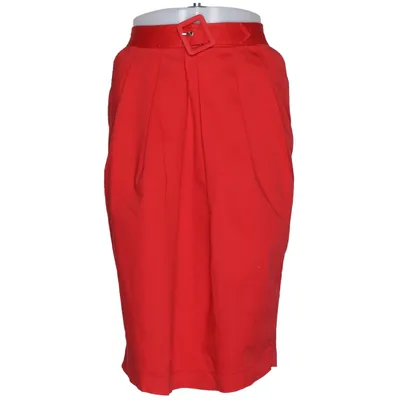 Rok (Rood) van Edith & Ella Acetaat, Katoen, Elastaan