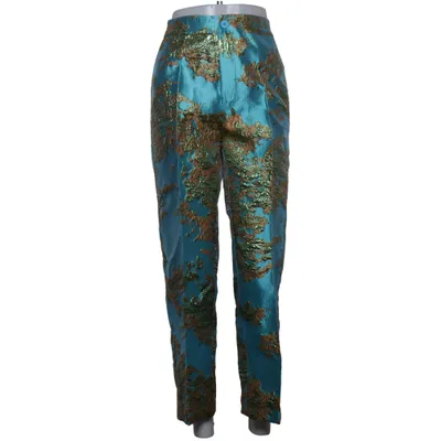 Pants (Turquoise, Green, Gold) from Stylewe Polyester