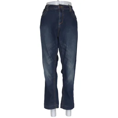 Jean (Bleu) de Denim Identity by Zizzi Coton, Élasthane, Polyester
