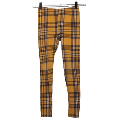 Leggings (Gul, Svart) från Mini Rodini Bomull, Elastan