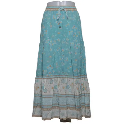 Maxi rok (Blauw, Wit, Meerkleurig) van Odd Molly Katoen, Viscose
