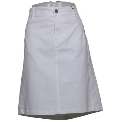Spijkerrok (Wit) van Z.Biz Katoen, Elastaan, Polyester