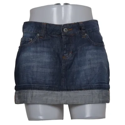 Denim skirt (Blue) from Blendshe Cotton