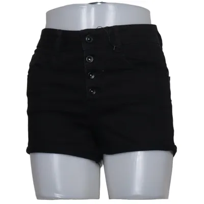 Denim shorts (Zwart) van Denim Life by Pimkie Katoen, Elastaan