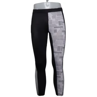 Collants de sport (Noir, Gris, Jaune) de Skins Élasthane, Polyamide