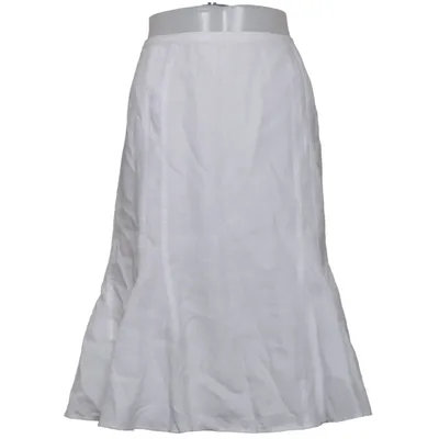 Maxi nederdel (Hvid) fra Taifun Collection Linned, Polyester