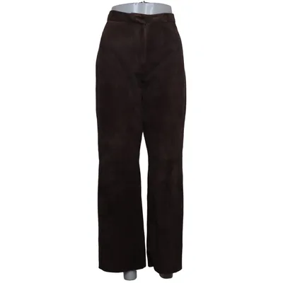 Läderbyxor (Brun) från Ril's Skinn, Polyester, Viskos
