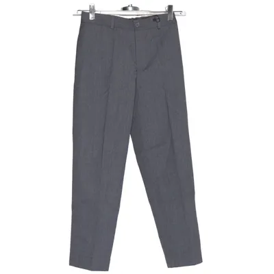 Kostuumbroek (Grijs) van Cyrillus Polyester, Wol