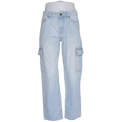 Cargohose (Blau) von Straight Baumwolle