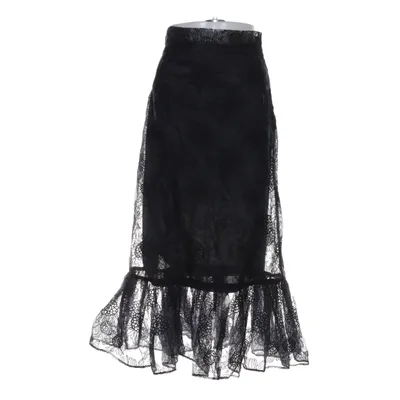 Jupe longue (Noir) de Sandra Mansour x H&M Coton, Polyamide, Polyester