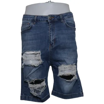 Short en jean (Bleu) de Hera Coton, Élasthane, Polyester
