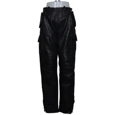 Pantalon de moto (Noir) de High Five Motor Wear Cuir, Polyester