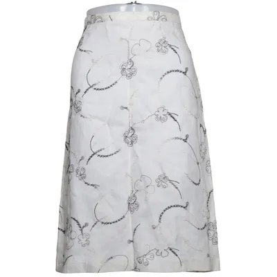 Kjol (Vit, Svart) från Prêt à Porter Acetat, Polyamid