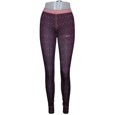 Base layer pants (Purple, Pink, Multicolored) from Kari Traa Elastane, Polyester